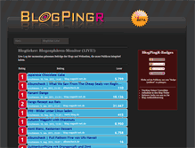 Tablet Screenshot of blogpingr.de